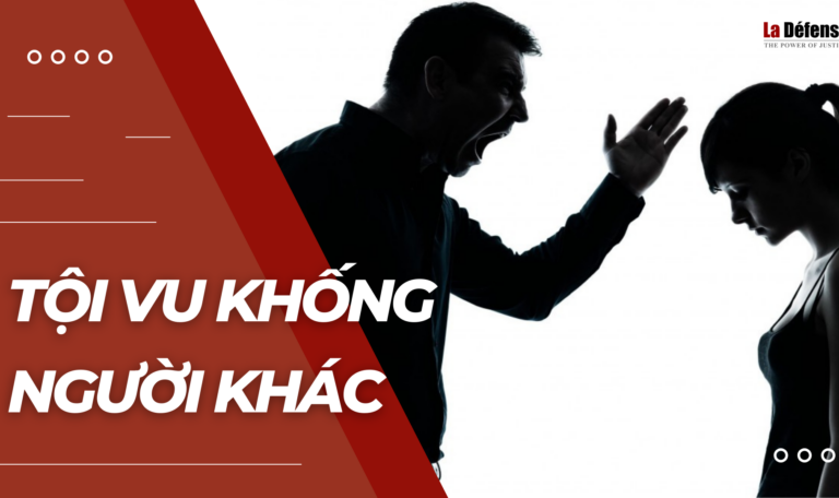 Tội vu khống người khác theo Bộ luật Hình sự