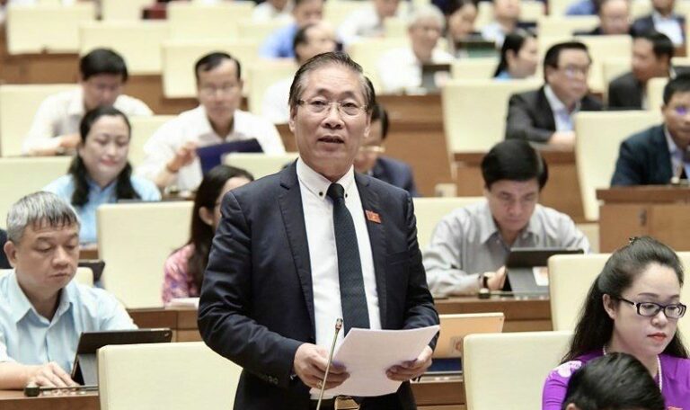 Luật sư Nguyễn Văn Chiến phát biểu trước ĐBQH