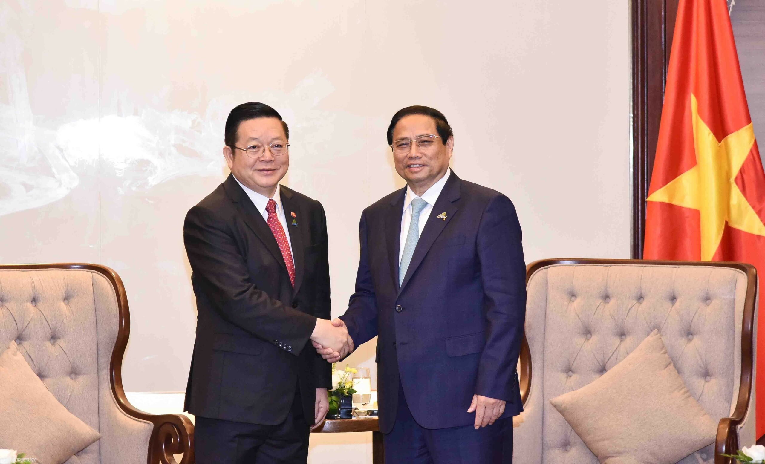 Thủ tướng hoan nghênh và cảm ơn Tổng Thư ký đã nhận lời mời tham dự Diễn đàn Tương lai ASEAN (AFF)