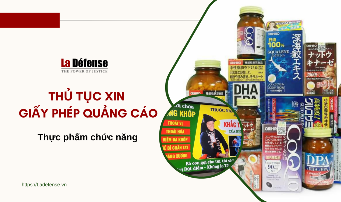 Thủ tục xin giấy phép quảng cáo thực phẩm chức năng