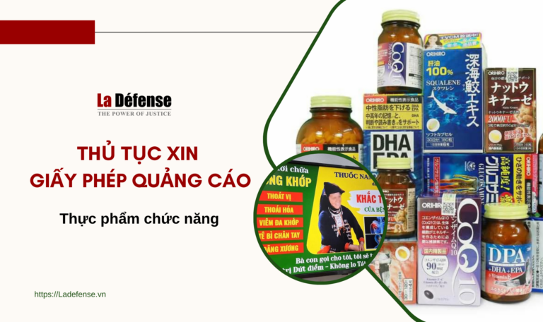 Thủ tục xin giấy phép quảng cáo thực phẩm chức năng