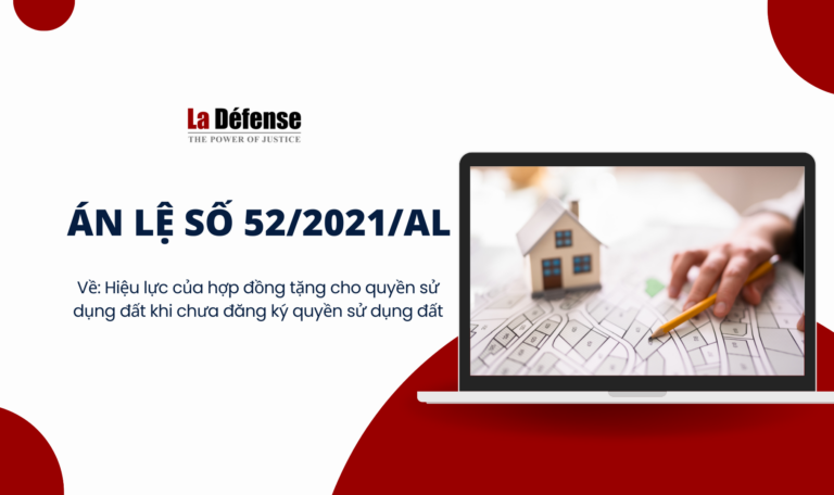 Án lệ số 52/2021/AL