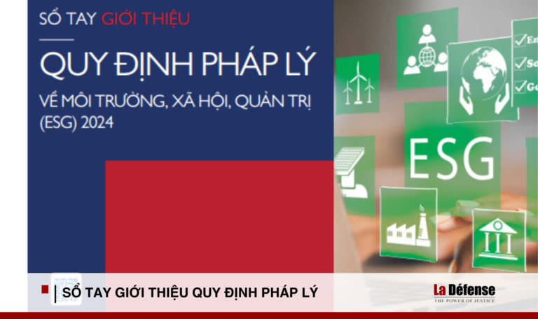 Sổ tay giới thiệu quy định pháp lý về môi trường, xã hội, quản trị