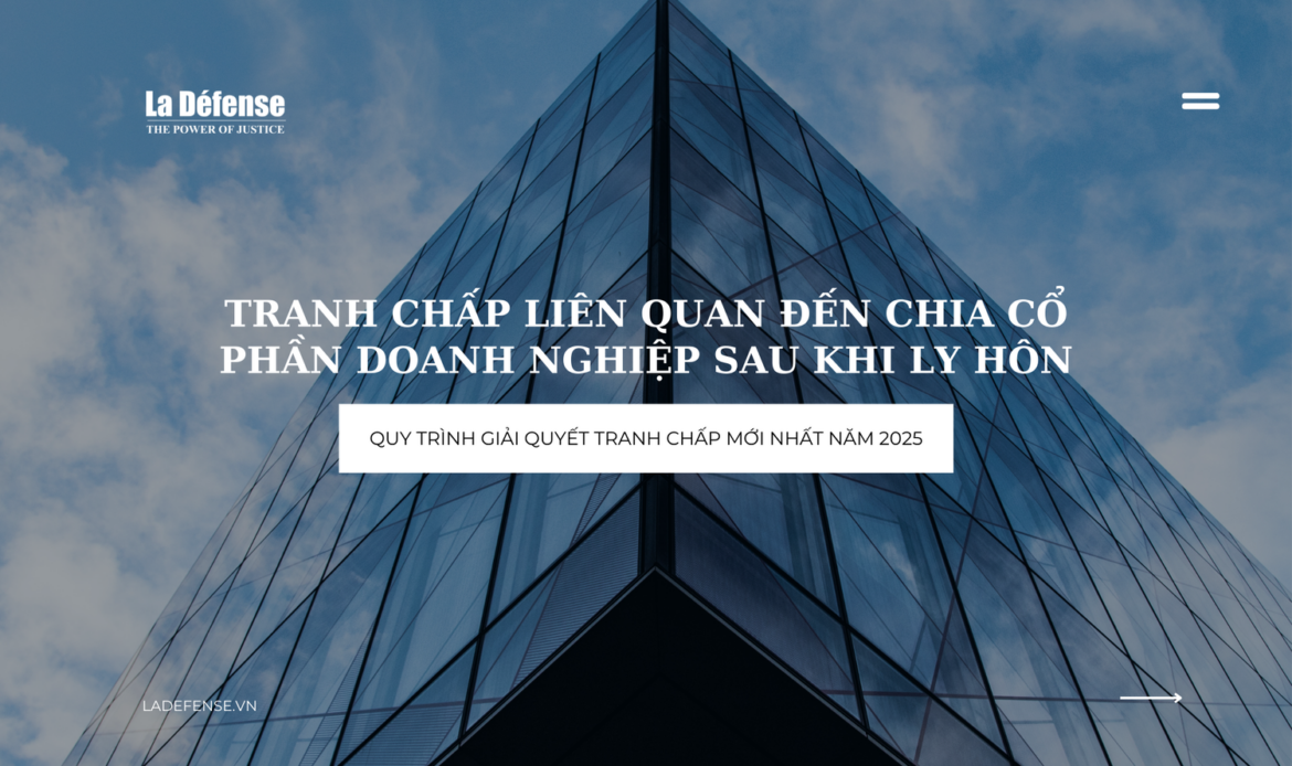 Chia cổ phần doanh nghiệp sau khi ly hôn