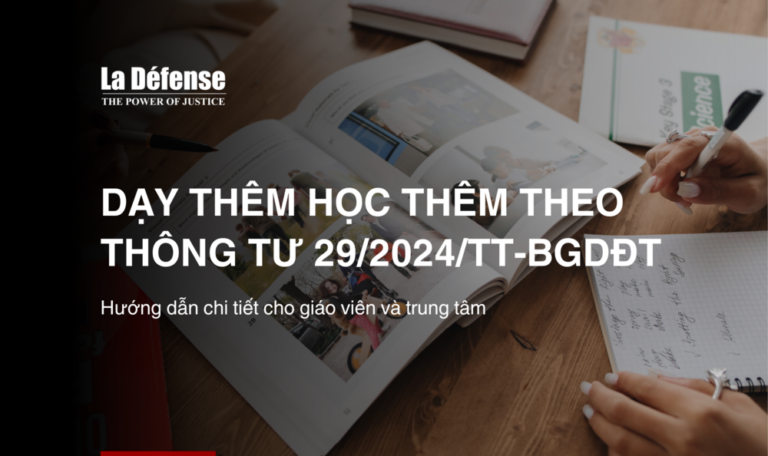 Thông tư 29 về dạy thêm học thêm