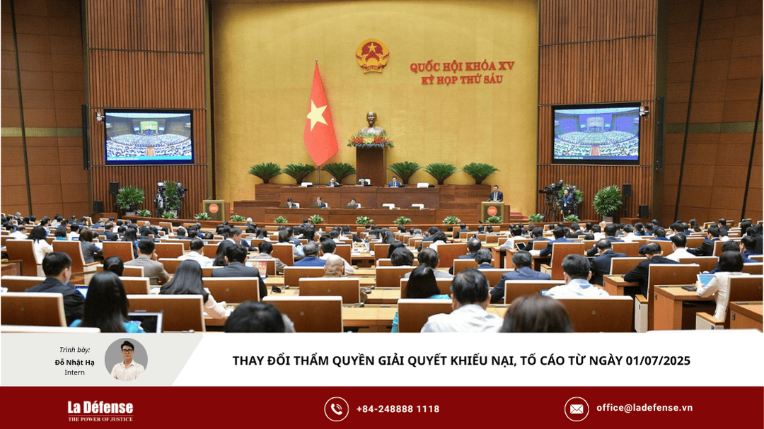 tham quyen giai quyet khieu nai