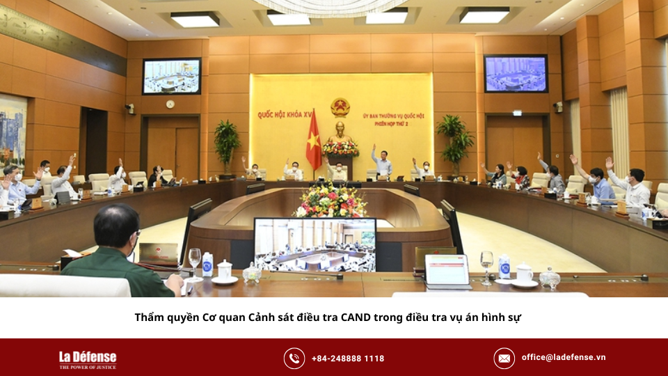 thẩm quyền cảnh sát điều tra cand